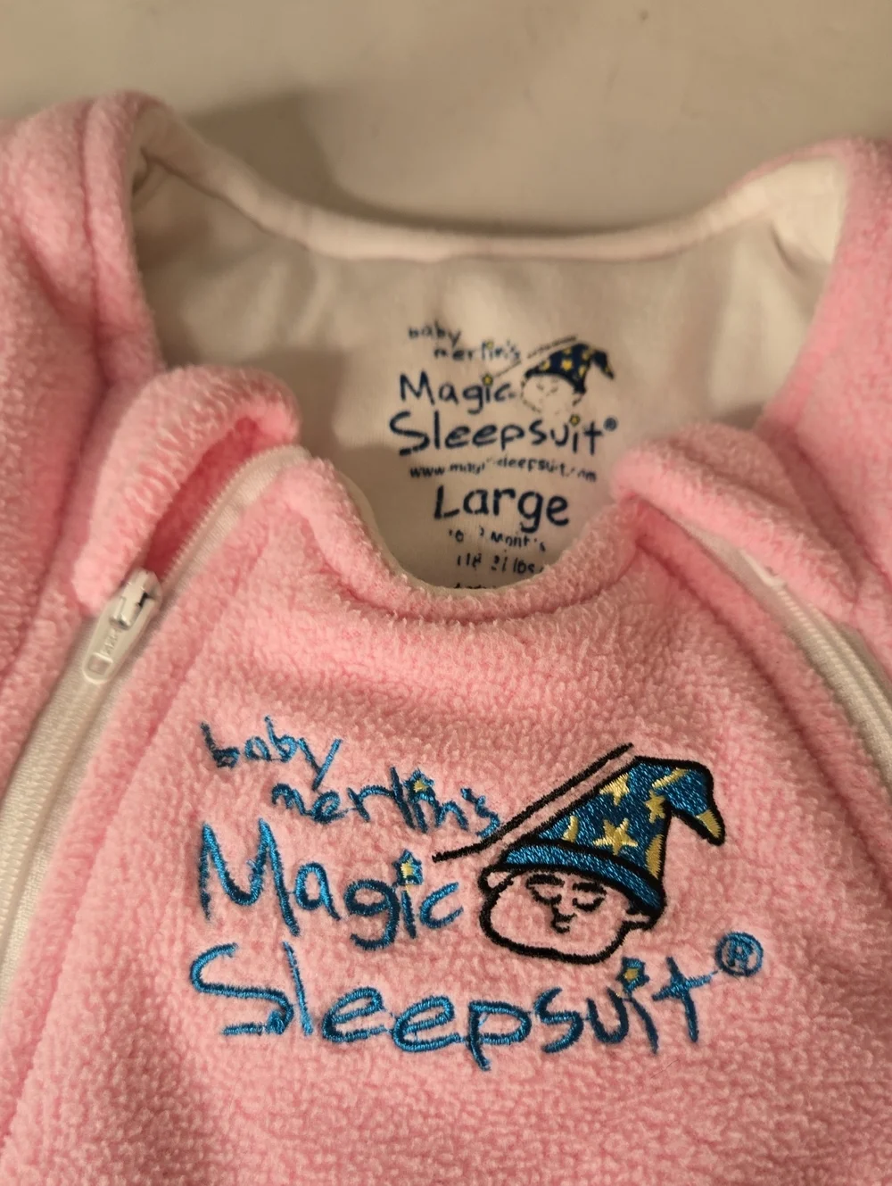 BABY MERLIN’S Magic Sleepsuit -large 6-9 Months Baby Girl